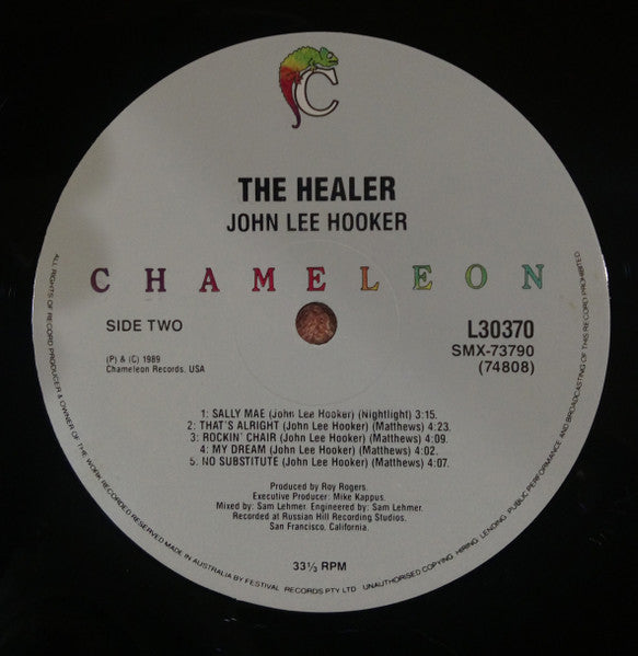 John Lee Hooker – The Healer LP vinyl record, image 4 of 5