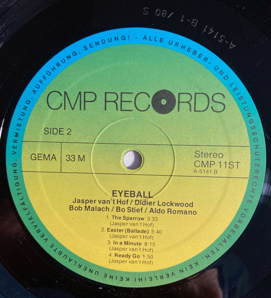 Eyeball – Eyeball LP vinyl record, image 5 of 5