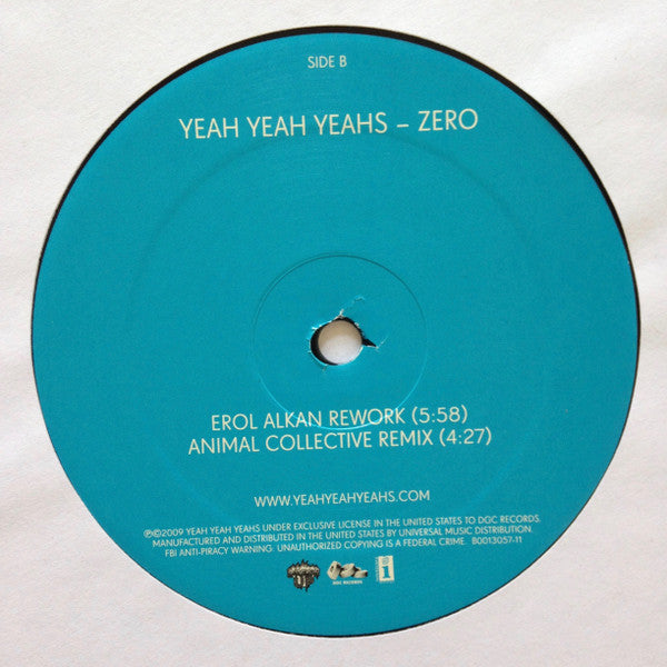 Yeah Yeah Yeahs – Zero 12" vinyl record, image 4 of 5