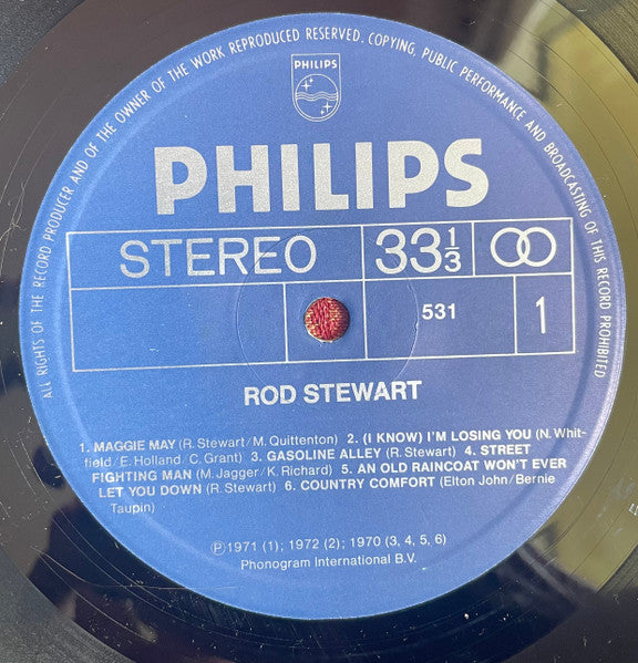 Rod Stewart – Rod Stewart LP vinyl record, image 3 of 4