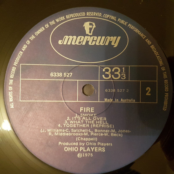 Ohio Players – Fire LP vinyl record, image 4 of 6