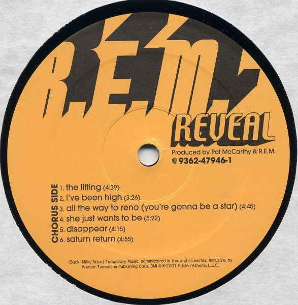 R.E.M. – Reveal LP vinyl record, image 3 of 6