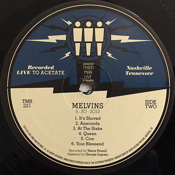 Melvins – Live At Third Man Records LP vinyl record, image 5 of 6