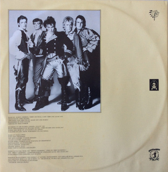 Adam And The Ants – Prince Charming LP vinyl record, image 9 of 10