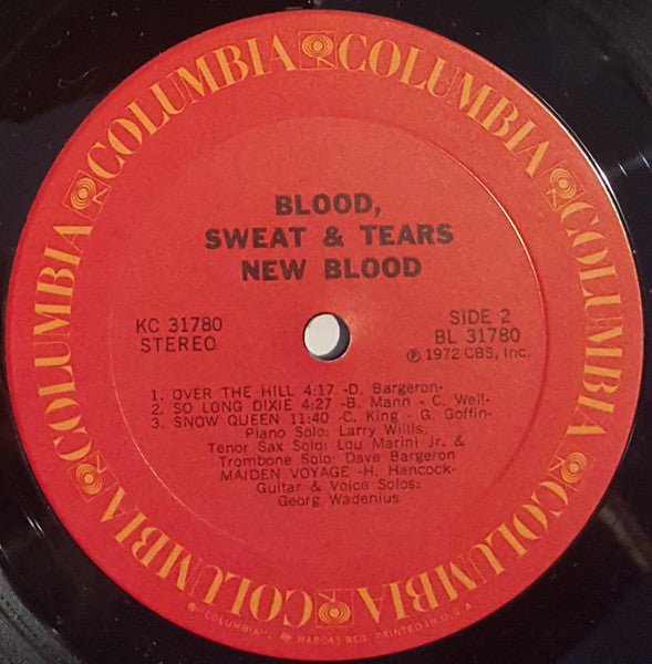 Blood, Sweat And Tears – New Blood LP vinyl record, image 6 of 8