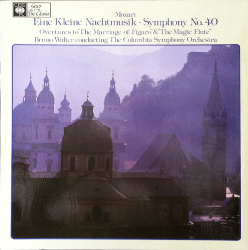 Wolfgang Amadeus Mozart, Columbia Symphony Orchestra, Bruno Walter – Mozart /Eine Kleine Nachtmusik ・Symphony No. 40 /Overtures To "The Marriage Of Figaro" & "The Magic Flute"