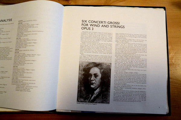 Georg Friedrich Händel, The Academy Of St. Martin-in-the-Fields, Sir Neville Marriner – Concerti Grossi Opus 3, Concerto Grossi Opus 6 (4xLP) LP vinyl record, image 2 of 3