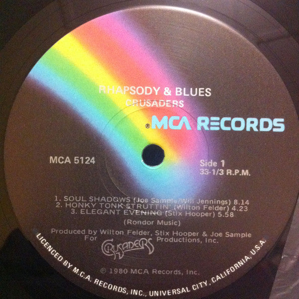 The Crusaders – Rhapsody And Blues LP vinyl record, image 9 of 10