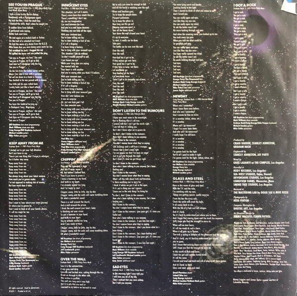 Graham Nash – Innocent Eyes LP vinyl record, image 8 of 9