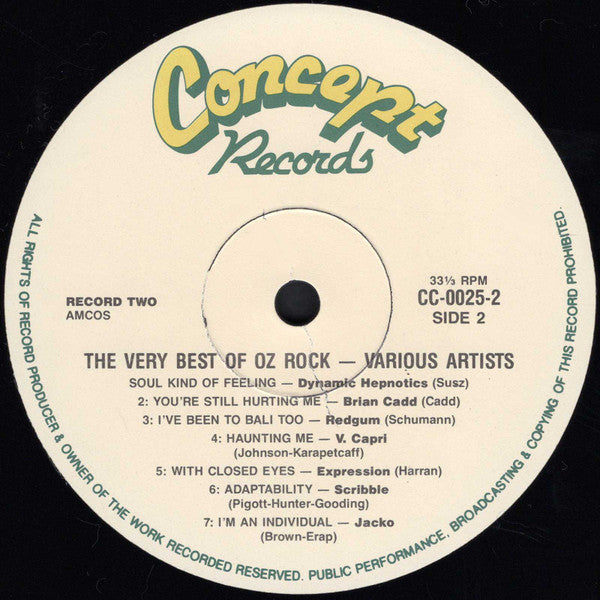 Various – The Very Best Of Oz-Rock (2xLP) LP vinyl record, image 7 of 7