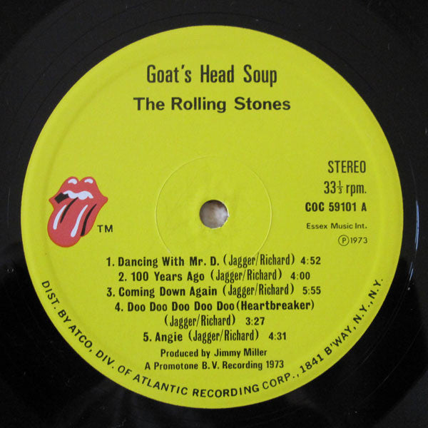 The Rolling Stones – Goats Head Soup LP vinyl record, image 3 of 4