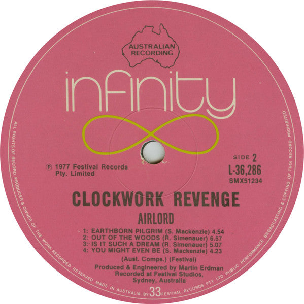 Airlord – Clockwork Revenge LP vinyl record, image 4 of 6