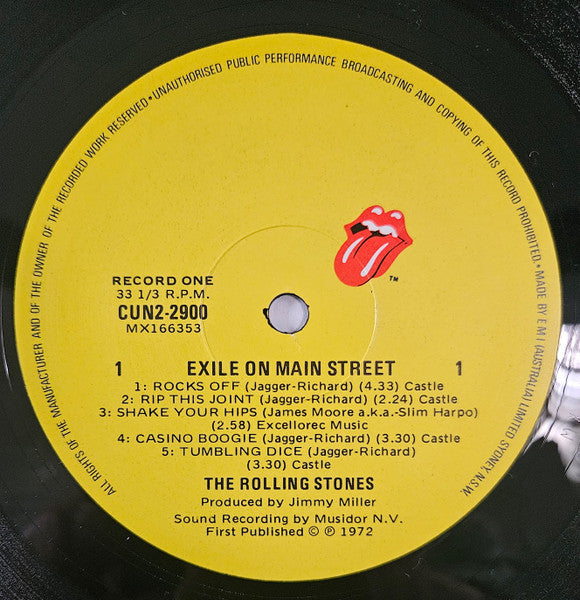 The Rolling Stones – Exile On Main St. (2xLP) LP vinyl record, image 6 of 6