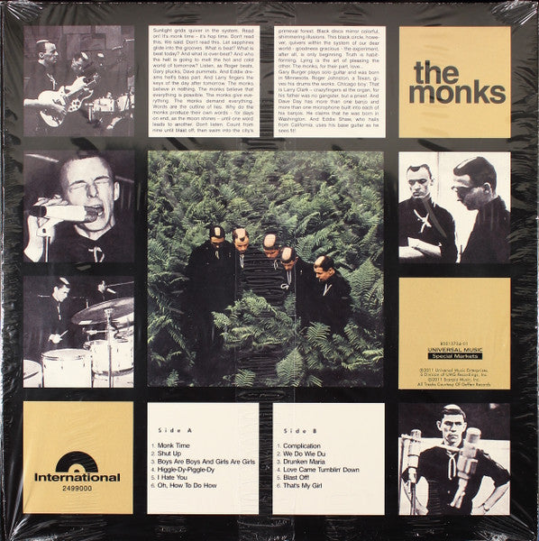 The Monks – Black Time LP vinyl record, image 3 of 6