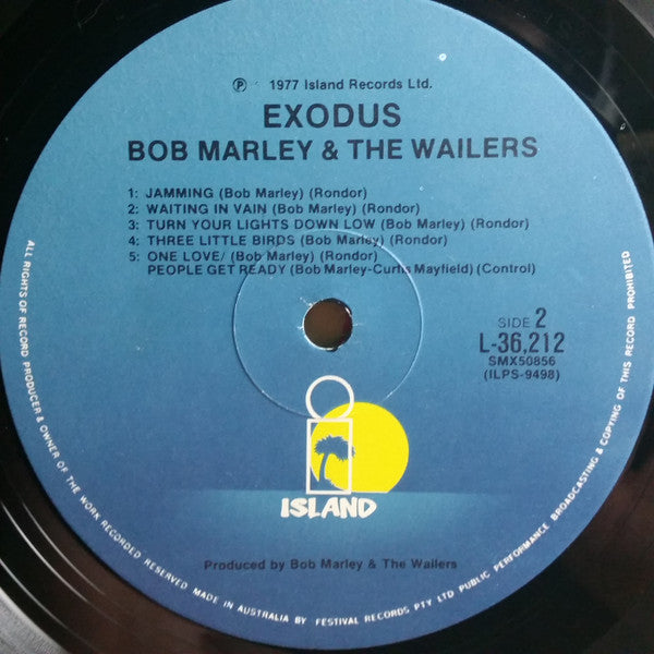 Bob Marley & The Wailers – Exodus LP vinyl record, image 5 of 5