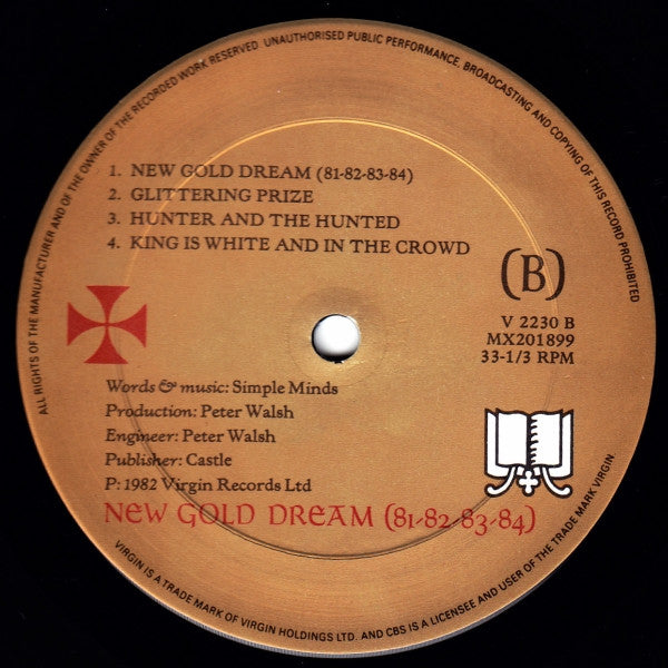 Simple Minds – New Gold Dream (81-82-83-84) LP vinyl record, image 5 of 7