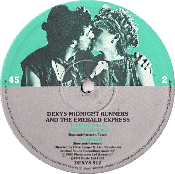 Dexys Midnight Runners, The Emerald Express – Come On Eileen 12" vinyl record, image 4 of 4
