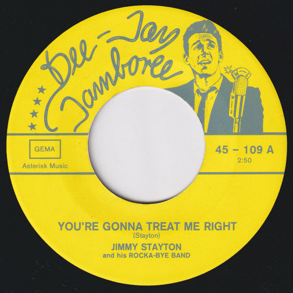 Jimmy Stayton And His Rocka-Bye Band – You're Gonna Treat Me Right 7" vinyl record, image 3 of 4
