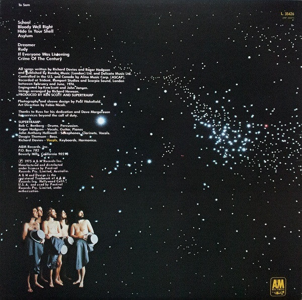 Supertramp – Crime Of The Century LP vinyl record, image 2 of 6