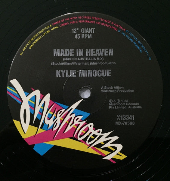 Kylie Minogue – I Still Love You (Je Ne Sais Pas Pourquoi) (Moi Non Plus Mix) 12" vinyl record, image 4 of 4
