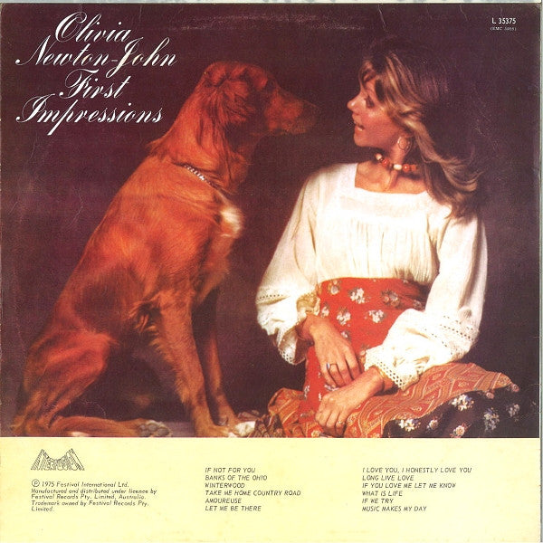 Olivia Newton-John – First Impressions LP vinyl record, image 2 of 6