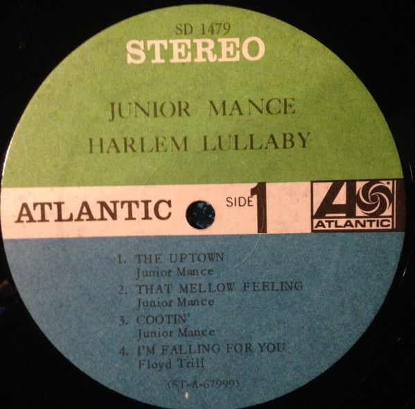 Junior Mance – Harlem Lullaby LP vinyl record, image 5 of 6