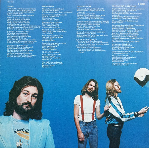 Supertramp – Even In The Quietest Moments... LP vinyl record, image 6 of 6