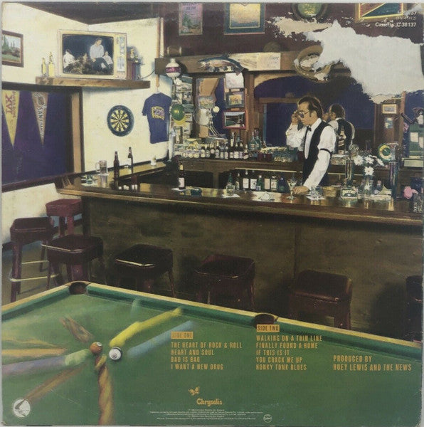 Huey Lewis & The News – Sports LP vinyl record, image 2 of 6