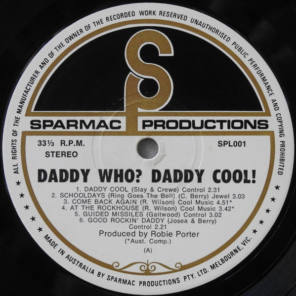Daddy Cool – Daddy Who? LP vinyl record, image 5 of 6