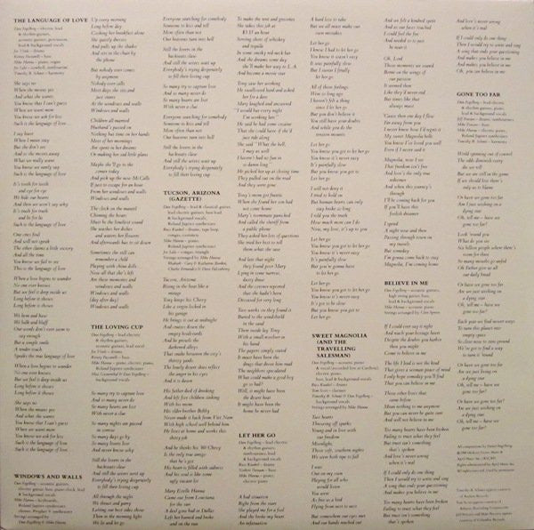 Dan Fogelberg – Windows And Walls LP vinyl record, image 7 of 10