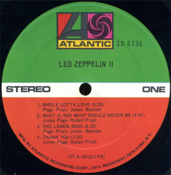 Led Zeppelin – Led Zeppelin II LP vinyl record, image 5 of 6