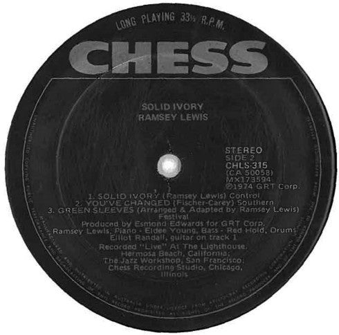 Ramsey Lewis – Solid Ivory LP vinyl record, image 4 of 4