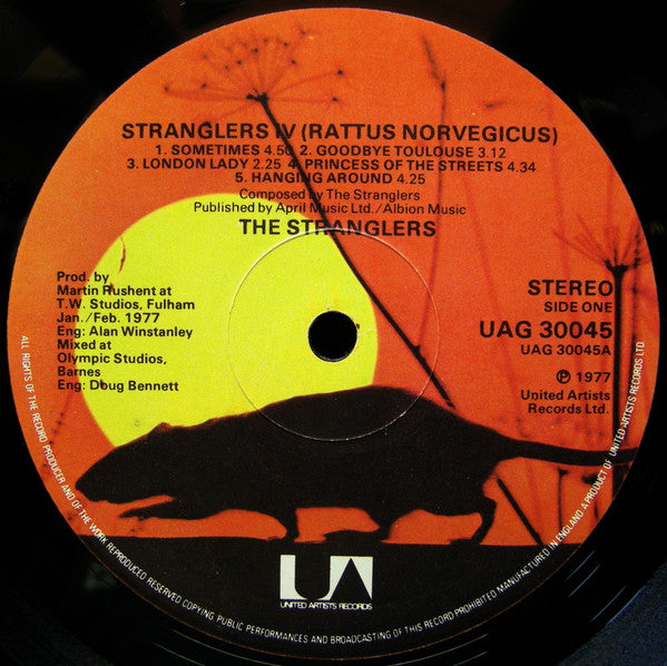The Stranglers – Stranglers IV (Rattus Norvegicus) LP vinyl record, image 3 of 6