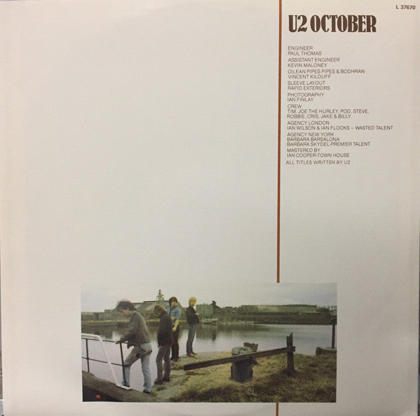 U2 – October LP vinyl record, image 4 of 9