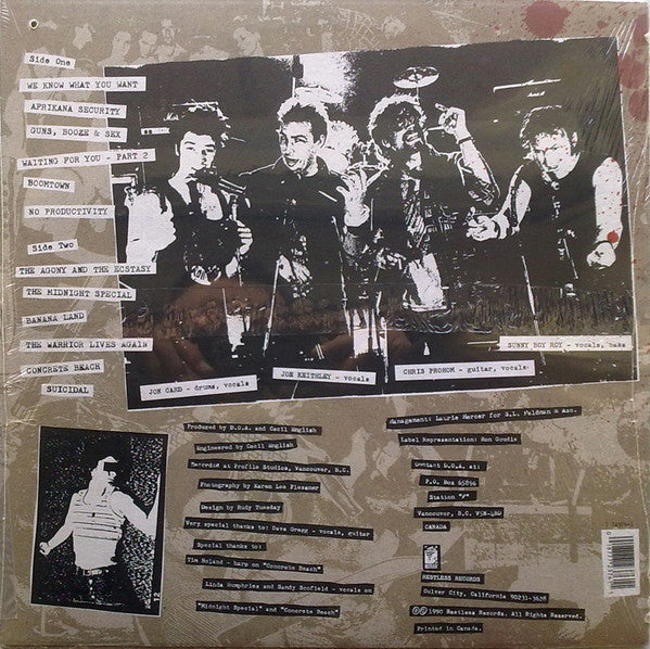 D.O.A. – Murder. LP vinyl record, image 2 of 5