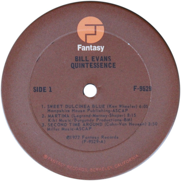 Bill Evans – Quintessence LP vinyl record, image 3 of 6