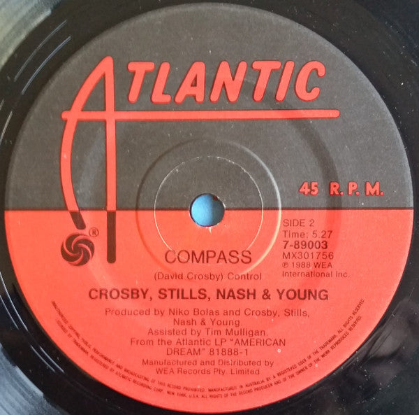 Crosby, Stills, Nash & Young – American Dream 7" vinyl record, image 4 of 4