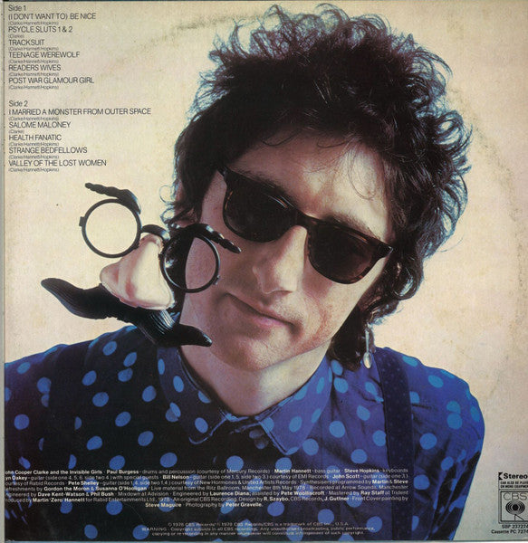 John Cooper Clarke – Disguise In Love LP vinyl record, image 2 of 4