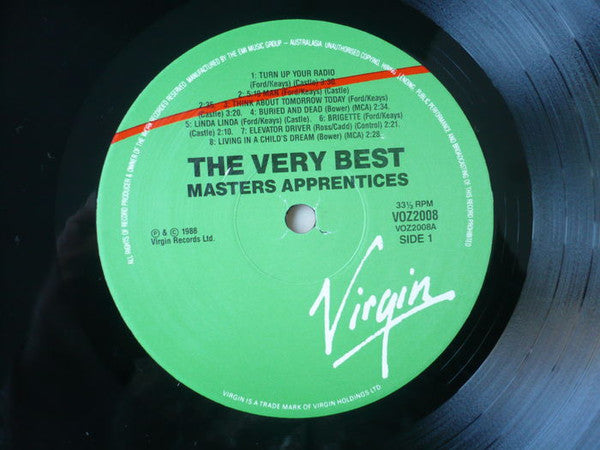 The Master's Apprentices – The Very Best LP vinyl record, image 3 of 4
