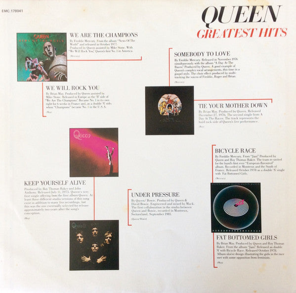 Queen – Greatest Hits LP vinyl record, image 3 of 6