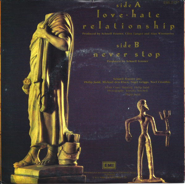 Schnell Fenster – Love Hate Relationship 7" vinyl record, image 2 of 4