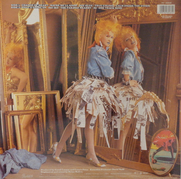 Cyndi Lauper – True Colors LP vinyl record, image 2 of 8