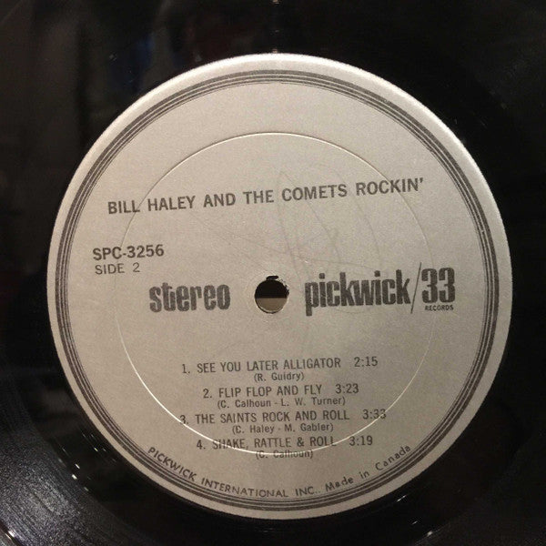 Bill Haley And His Comets – Rockin' LP vinyl record, image 4 of 4