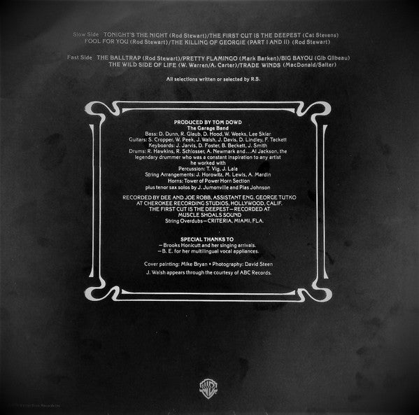 Rod Stewart – A Night On The Town LP vinyl record, image 5 of 6