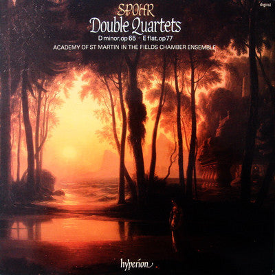 Louis Spohr, Academy Of St. Martin-in-the-Fields Chamber Ensemble – Double Quartets (D Minor, Op 65 · E Flat, Op 77) LP vinyl record, image 1 of 3