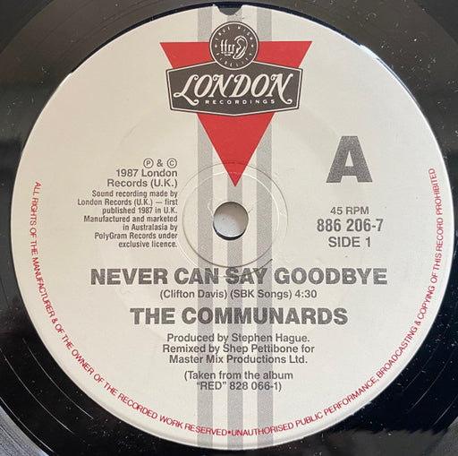 The Communards – Never Can Say Goodbye