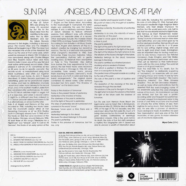 Sun Ra – Angels And Demons At Play LP vinyl record, image 2 of 4