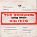 The Seekers – The Seekers Sing Their Big Hits LP vinyl record, image 2 of 4