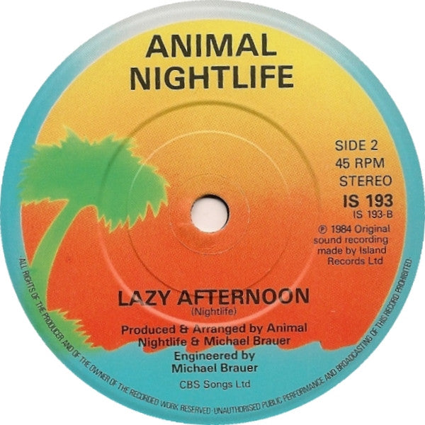 Animal Nightlife – Mr Solitaire 7" vinyl record, image 4 of 4