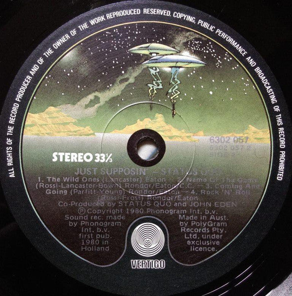 Status Quo – Just Supposin'... LP vinyl record, image 5 of 5